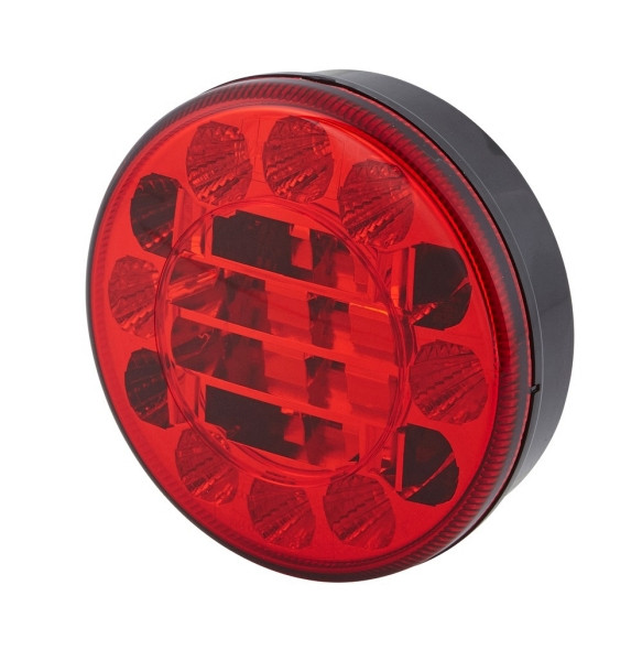 HELLA VALUEFIT Nebelschlussleuchte, Valuefit, LED, 12/24V, Einbau, Lichtscheibenfarbe: rot, Kabel: 260mm, offene Kabelenden, hinten, 2NE 357 027-031