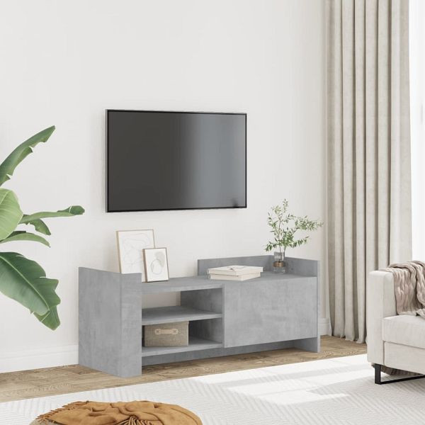 vidaXL TV-Schrank Betongrau 100x35x40 cm Holzwerkstoff, 848377
