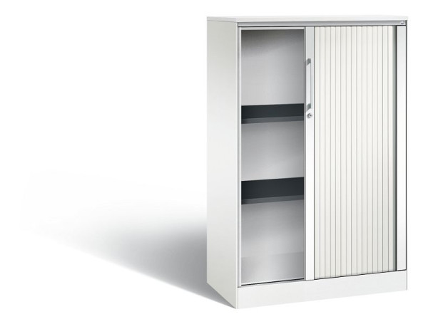 C+P Rollladenschrank Asisto, H1310xB800xT435mm, Farbe: Verkehrsweiß, Bügelgriff, 3 OH, 143033-000 S10066