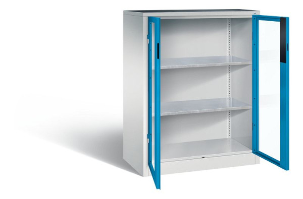 C+P Werkzeugschrank Acurado, H1200xB930xT500mm, Farbe: Lichtgrau / Lichtblau, Muldengriff, 8521-055 S10166