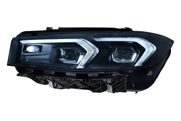 HELLA Matrix-Hauptscheinwerfer, für u.a. BMW 3 (G20, G80, G28), schwarz, SAE, für Rechtsverkehr, links, 1EX 016 809-751