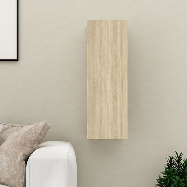 vidaXL TV-Schrank Sonoma-Eiche 30,5x30x90 cm Holzwerkstoff, 803350