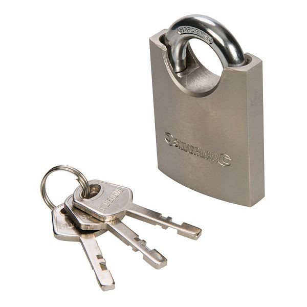 Silverline Vorhängeschloss mit Bügelschutz, 50 mm, 298532