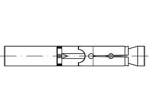 ART 88689 FISCHER-Hochleistungsanker galvanisch verzinkt, FH II 12/M 6 I VE=S (25 Stück)