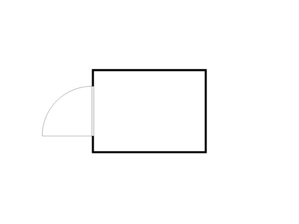 FLADAFI Materialcontainer IC Pro 1300, isoliert, mit isoliertem Boden, mit Einflügeltür auf der 2 m Seite, F2221310103-F911