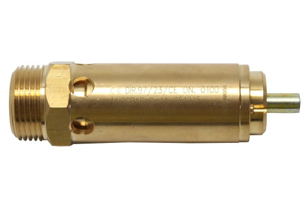AEROTEC Überdruckventil 12 bar - 1/2 Zoll AG, 25590125, 4260405385416