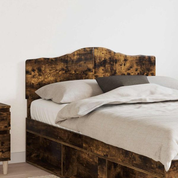 vidaXL Kopfteil Geräucherte Eiche Holzwerkstoff, 888688