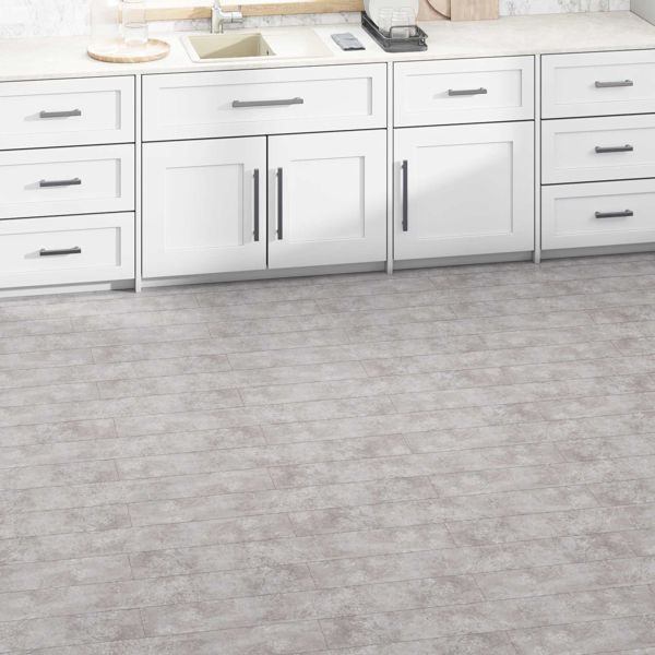 vidaXL Bodenplanken 36-teilig Erdgrau 5,02 m² PVC, 42046309