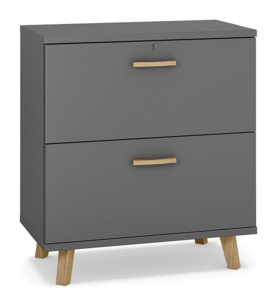 Deskin Hängeregistraturschrank SMART MODUL, Anthrazit, 800 x 420 x 885 mm, 332729