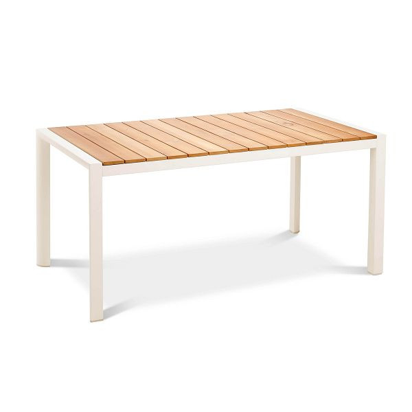BEST Paros, Gartentisch 160x90 cm, Teakholz / Sand, 46951670