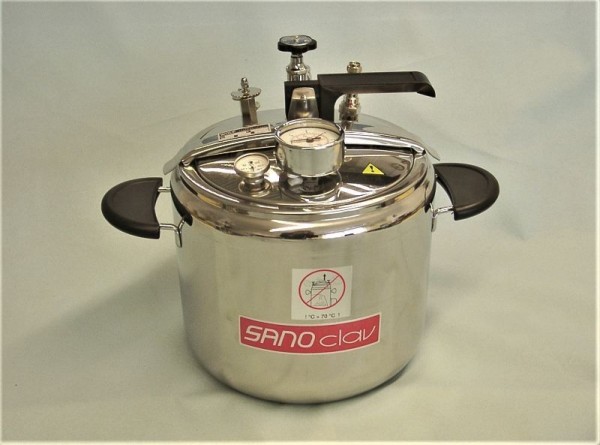 SANOclav AUTOKLAV KL-12-2, 12 Liter, max. 134°C, MANUAL, 1010