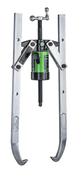 KUKKO Hydraulischer 2-armiger Abzieher mit verstellb. Spanntiefe, hydr. Hohlkolbenzylinder, bis 420 mm Spannweite, Spanntiefe, Y28-215