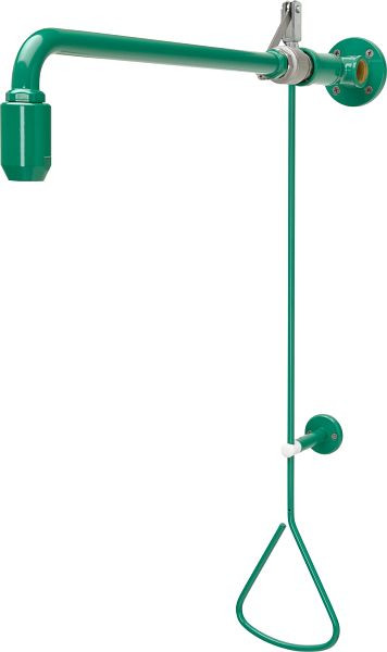 KWC Notdusche, Zugstange, grün, Wasser aus Decke oder rechts, 2030019084