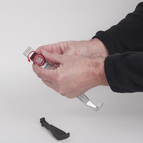 KUKKO 2 schmale Abzughaken (Paar), Hakenlänge: 200 mm, 3-201-P