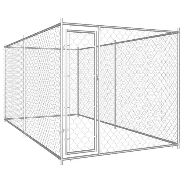 vidaXL Outdoor-Hundezwinger 382x192x185 cm, 145025