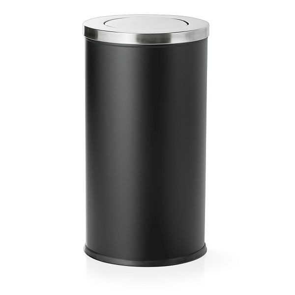 WAS Abfalleimer mit Schwingdeckel, 80 Liter, pulverbeschichteter Stahl, 1129380