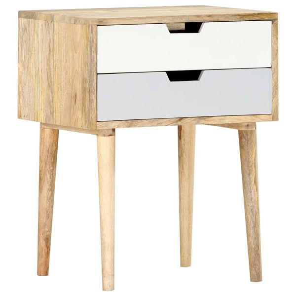 vidaXL Nachttisch 47 x 35 x 59 cm Mango Massivholz, 286481