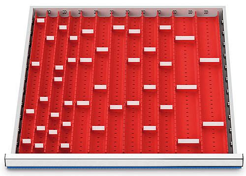 Bedrunka+Hirth Muldenplatten Set 56-teilig, R 24-24, Blendenhöhe 50 / 75 mm, Maße in mm (BxTxH): 600 x 600 x 30, 130