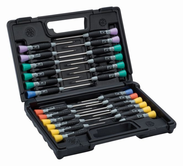 Bahco Präzisionschraubendreher-Satz, 24-teilig, Schlitz, + PH + PZ + Torx + Innensechskant, 706-5