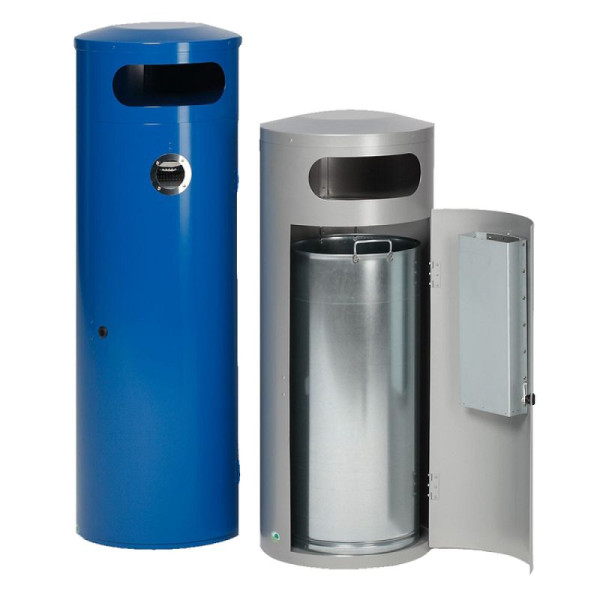 Stein HGS Abfallsammler -Cubo Mateo-, 70 Liter/antik-silber/1045mm, 15876