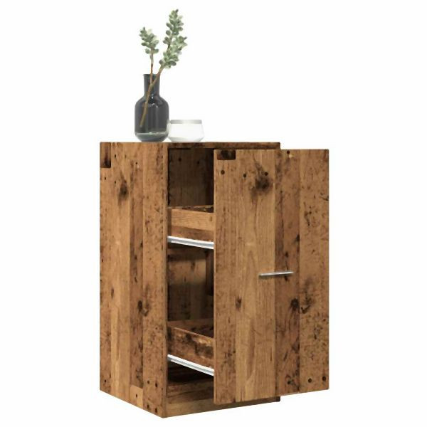 vidaXL Apothekerschrank Altholz-Optik 40x41x77,5 cm Holzwerkstoff, 855194