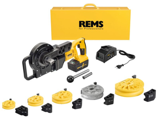REMS Akku-Rohrbieger Curvo 22V Set 12+15+18+22+28, 580056 R220