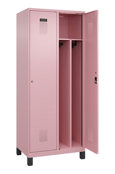 C+P Spind Evolo PLUS, mit Füßen, 2 Abteile, 1950x800x500mm, 3015/3015, Verschluss Zylinderschloss, 049010-22F S10051