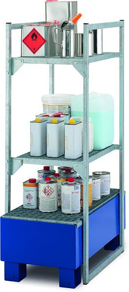 Cemo Faßregal 120 mit Gitterrostauflagen, 11482, 4052886443668