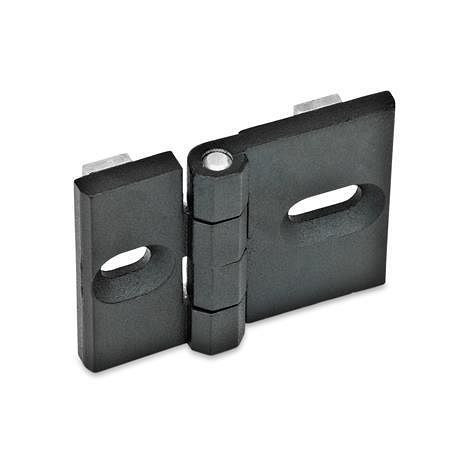 Ganter Scharniere für Profilsysteme, Zink-Druckguss (GN 161-57), VE: 10 Stück, 161-57