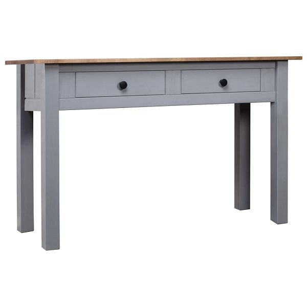 vidaXL Konsolentisch Grau 110x40x72 cm Kiefernholz Panama, 282680