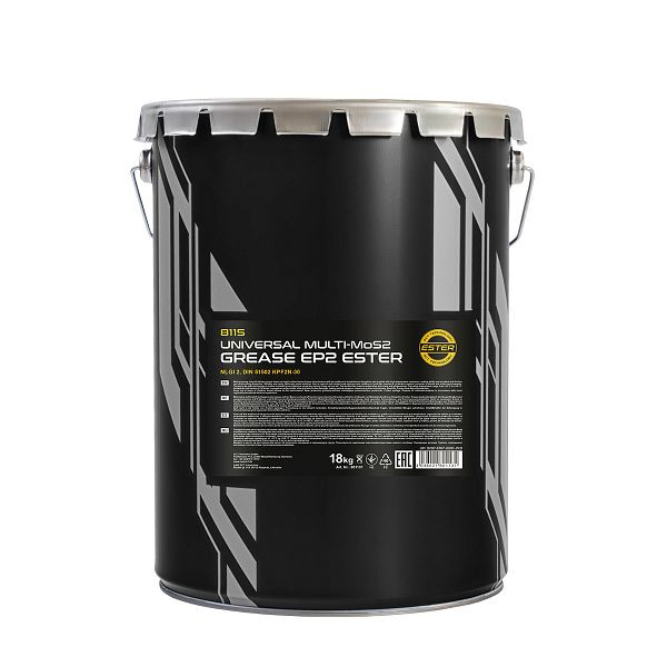 MANNOL Universal-Mehrzweck-Antifressverschleiß-Lithiumseifenfett EP-2 Multi-MoS2 Ester, VE: 18 kg, 8115