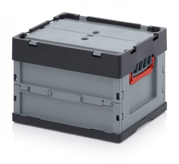 Auer Faltboxen mit Deckel, LxBxH: 40 x 30 x 27 cm, FBD 43/27