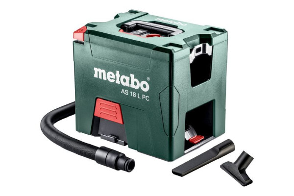 metabo Akku-Sauger AS 18 L PC Karton, mobiler Einsatz, 602021850