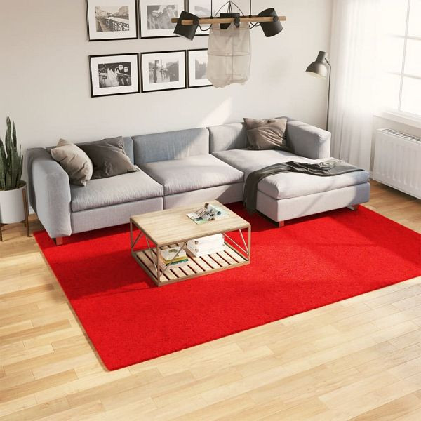 vidaXL Teppich OVIEDO Kurzflor Rot 200x280 cm, Top-Qualität, 375627