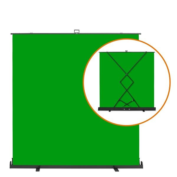 Walimex pro Roll-up Panel Hintergrund grün 210x220, 23209