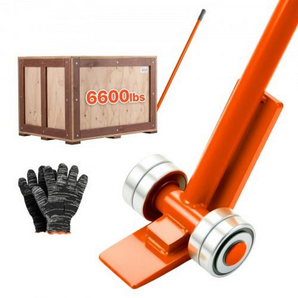 VEVOR Lastenheber 2294 kg Tragkraft, 1524 mm Länge, Möbelheber mit Handschuhen, Stahlfelgen, für Umzug & Schwerlasttransport, HLQG60INCH66KDACE001V0