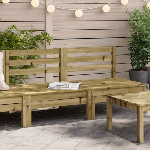 vidaXL Gartensofas ohne Armlehnen 2 Stück Kiefernholz Imprägniert, 838004