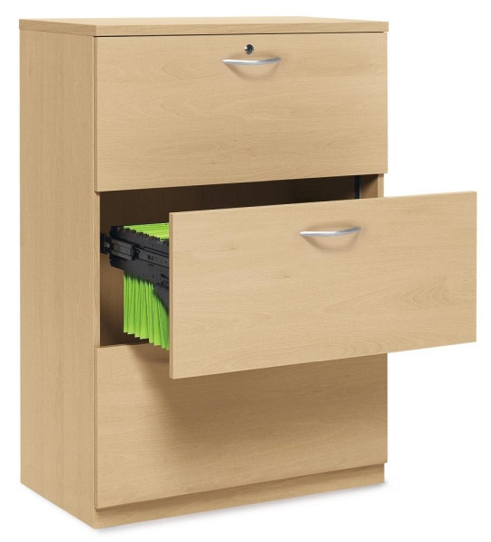 Deskin Hängeregistraturschrank MULTI M, Buchedekor, B 800 x H 1145 x T 420 mm, 291548