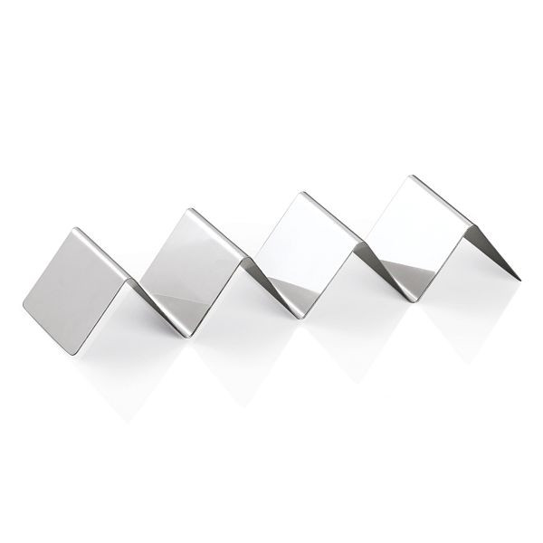 WAS Snackwelle mit drei Ablagen, 25 x 8 x 4,5 cm, Chromnickelstahl, 1667103