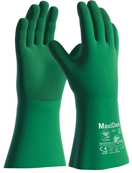 ATG MaxiChem Chemikalienschutz-Handschuhe (76-830), Größe: 10, VE: 12 Paar, 2388-10