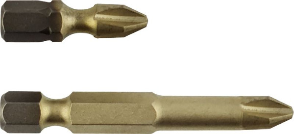 Projahn 1/4" STAR Bit Länge 25mm PH2 ZrN 10er Pack, 1780002-10