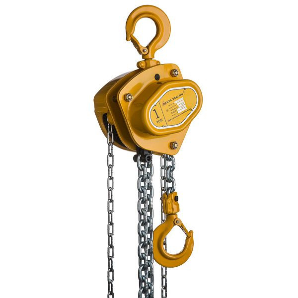 DELTA YELLOW® Stirnradkettenzug, 1t mit 3m Hubhöhe, DY.0.04401003