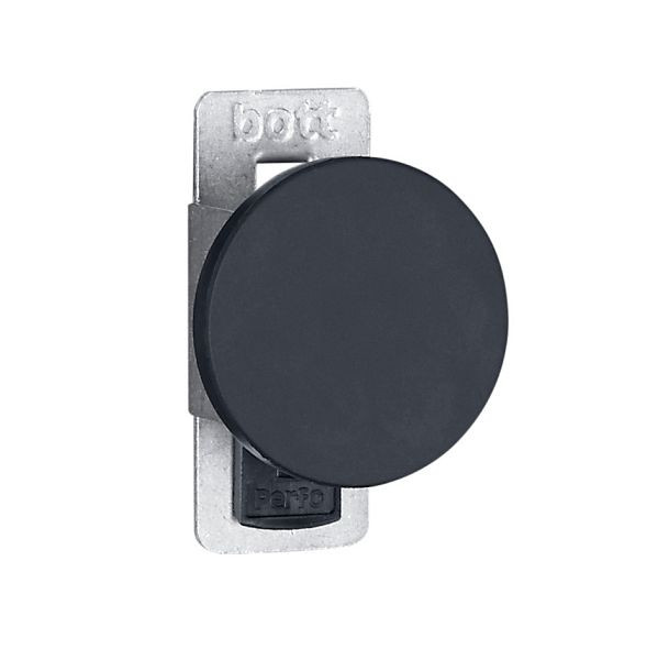 bott perfo Magnethalter mit perfo Einzelaufnahme D 40 mm BxTxH: 25x28x60 mm, verzinkt / schwarz, VE: 2 Stück, 14022035