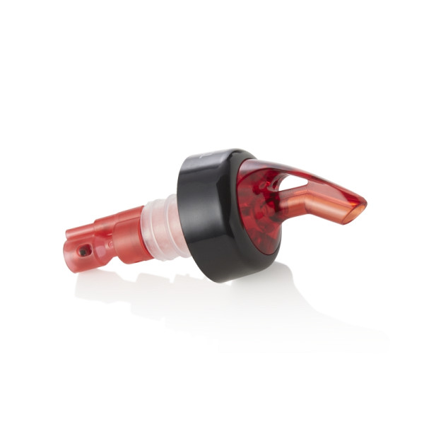 WAS Ausgießer Set, 3,0 cl, rot, VE: 12 Stück, Kunststoff, Edelstahl, 3210030