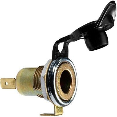 HELLA Steckdose, 1-polig, Stecker: Flachstecker, Länge: 48mm, Metall, DIN/ISO: 4165, 8JB 001 946-051