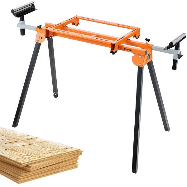 VEVOR Kappsäge Untergestell Maschinentisch 150kg 199cm Gehrungssägenständer, RZXXQJ79330LB8I7HV0