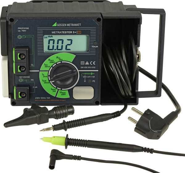 Gossen Metrawatt Prüfgerät für Prüfungen nach DIN VDE 0701-0702 METRATESTER 5+, M700D