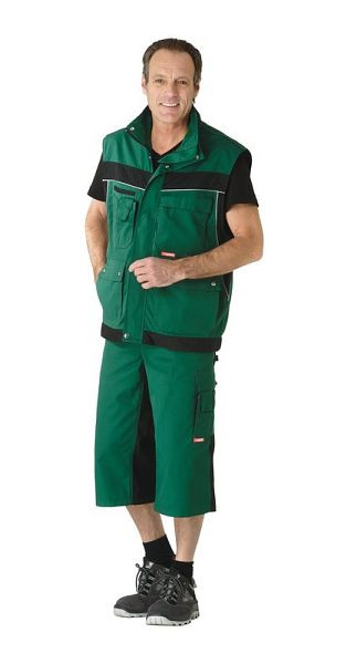 Planam Plaline 3/4 Hose, grün/schwarz, Größe XXXL, 2555064