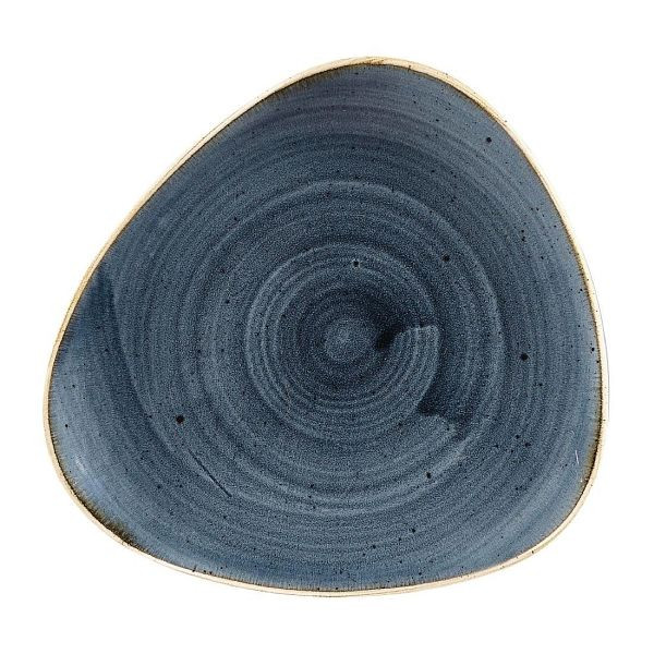 Churchill Stonecast Dreieckige Teller, Blaubeere, 192 mm (12 Stück), DW364