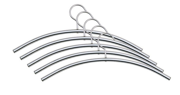 Kerkmann Kleiderbügel Stahl, Ø 12,5, B 430 x H 150 mm, alusilber, VE: 5 Stück, 39621914
